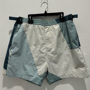 COPY - Kith Harden Panelled Mesh Shorts Colorblock teal,blue and green Size Lar…